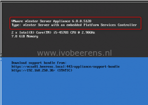 vcsa version